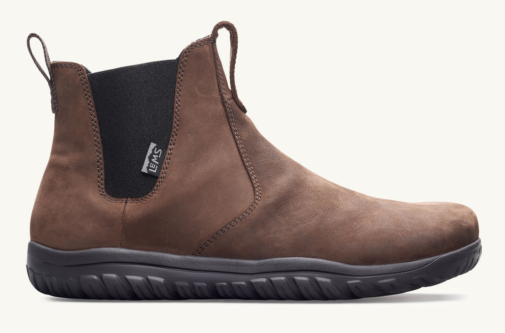 Lems Wasserdichte Stiefel Chelsea Damen Dunkelbraun | KEU8593FR