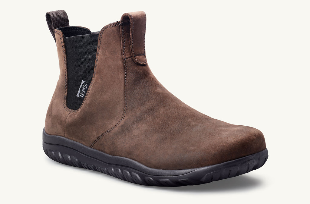 Lems Wasserdichte Stiefel Chelsea Damen Dunkelbraun | KEU8593FR