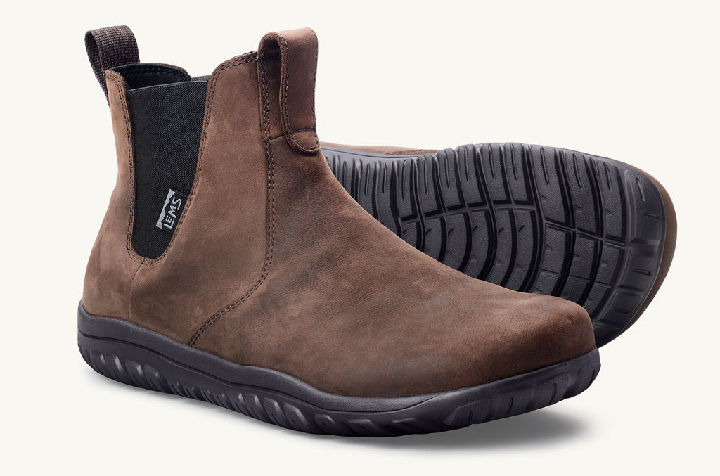 Lems Wasserdichte Stiefel Chelsea Damen Dunkelbraun | KEU8593FR